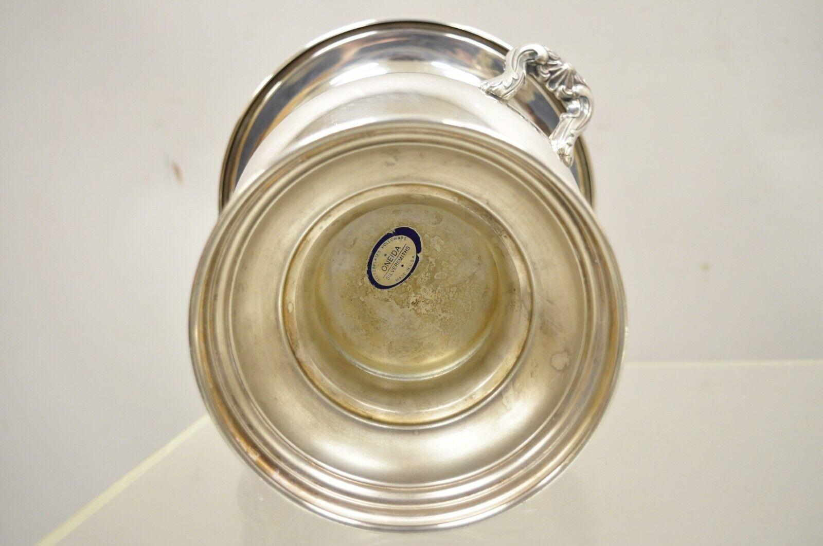 Vintage Oneida Silversmiths Trophy Cup Urn Champagne Bucket Wine Ice Chiller 1