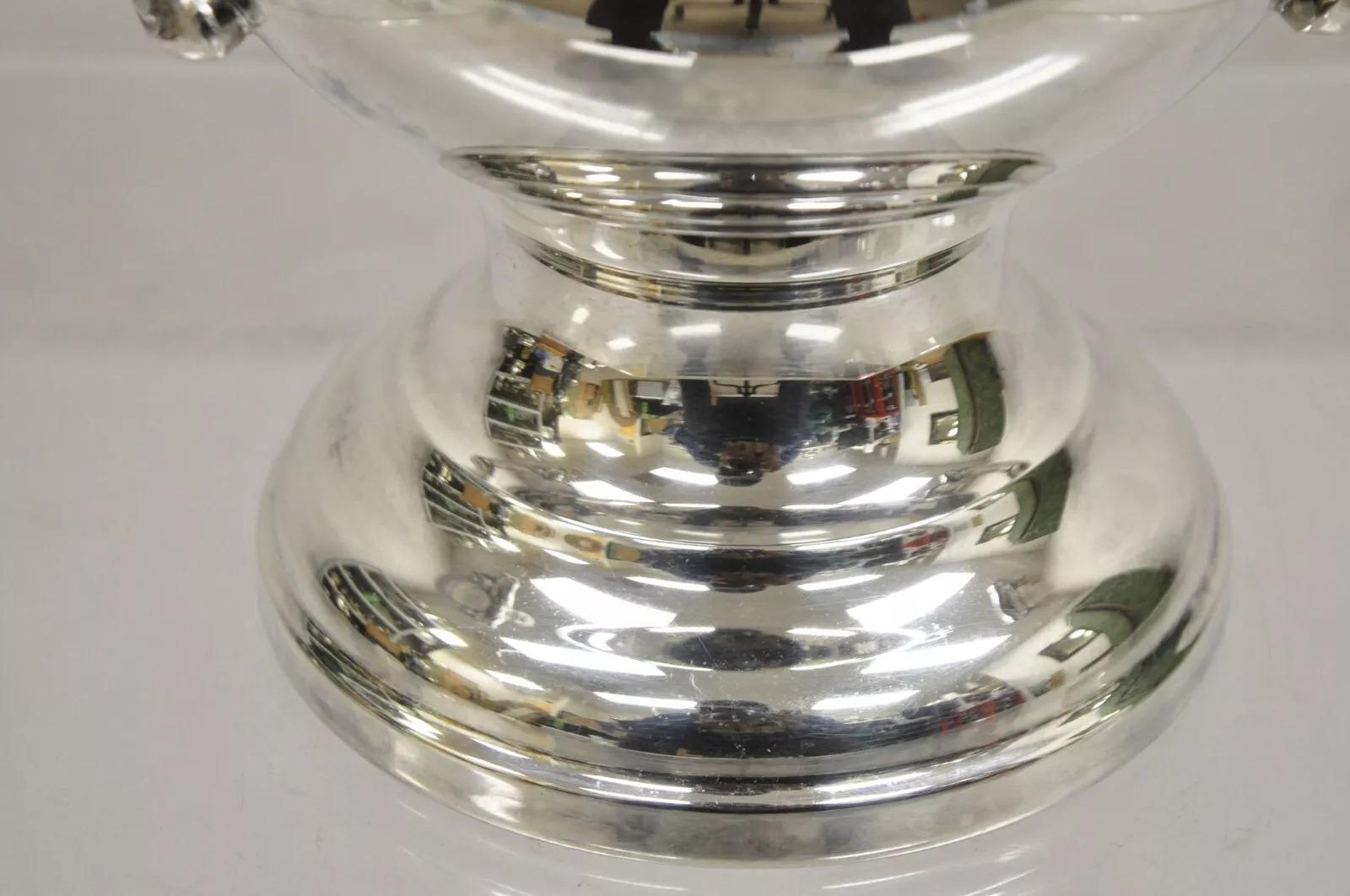 Copa trofeo vintage Oneida Cubitera enfriadora de champán bañada en plata en Bueno Estado en Philadelphia, PA