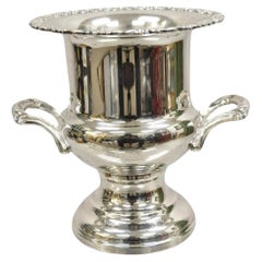 Seau à glace à champagne et champagne plaqué argent vintage Oneida