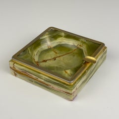 Vintage onyx ashtray, Italy, 1950s