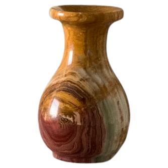 Vintage-Knospenvase aus Onyx