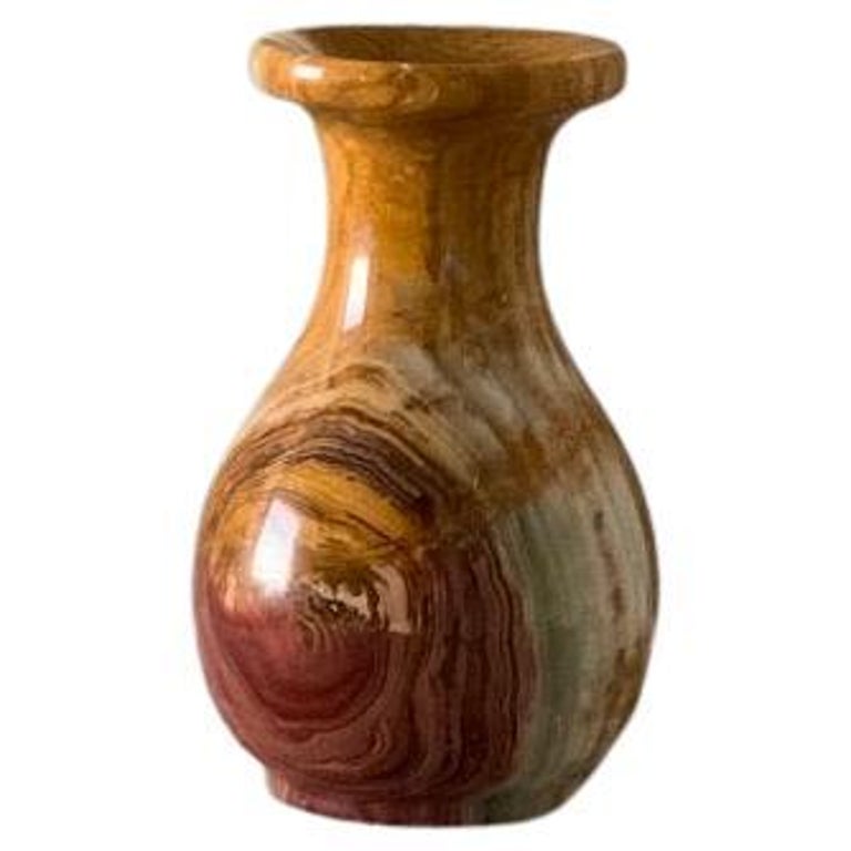 Vintage Onyx Bud Vase For Sale at 1stDibs