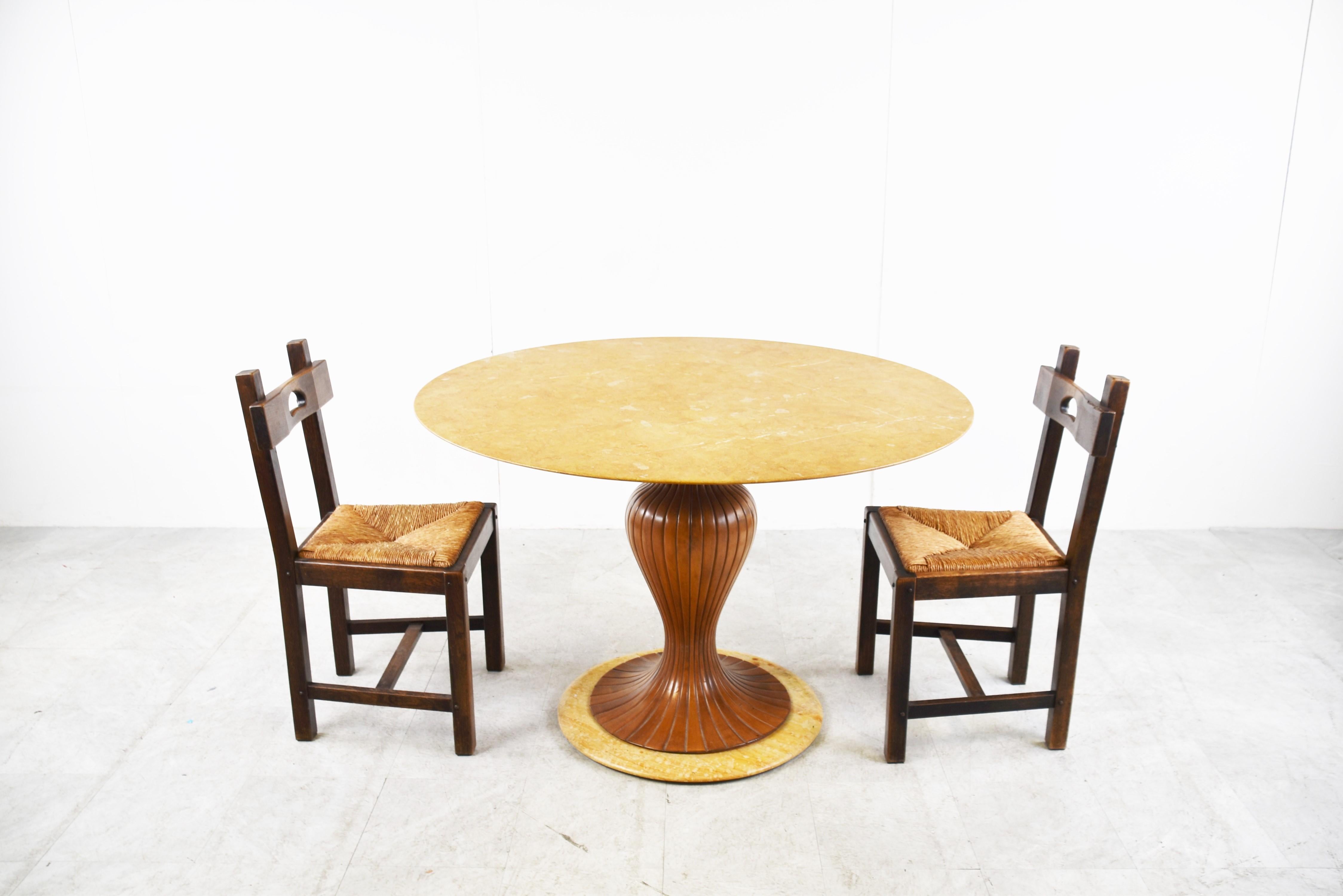 Vintage Onyx Dining Table by Vittorio Dassi, 1950s For Sale 5