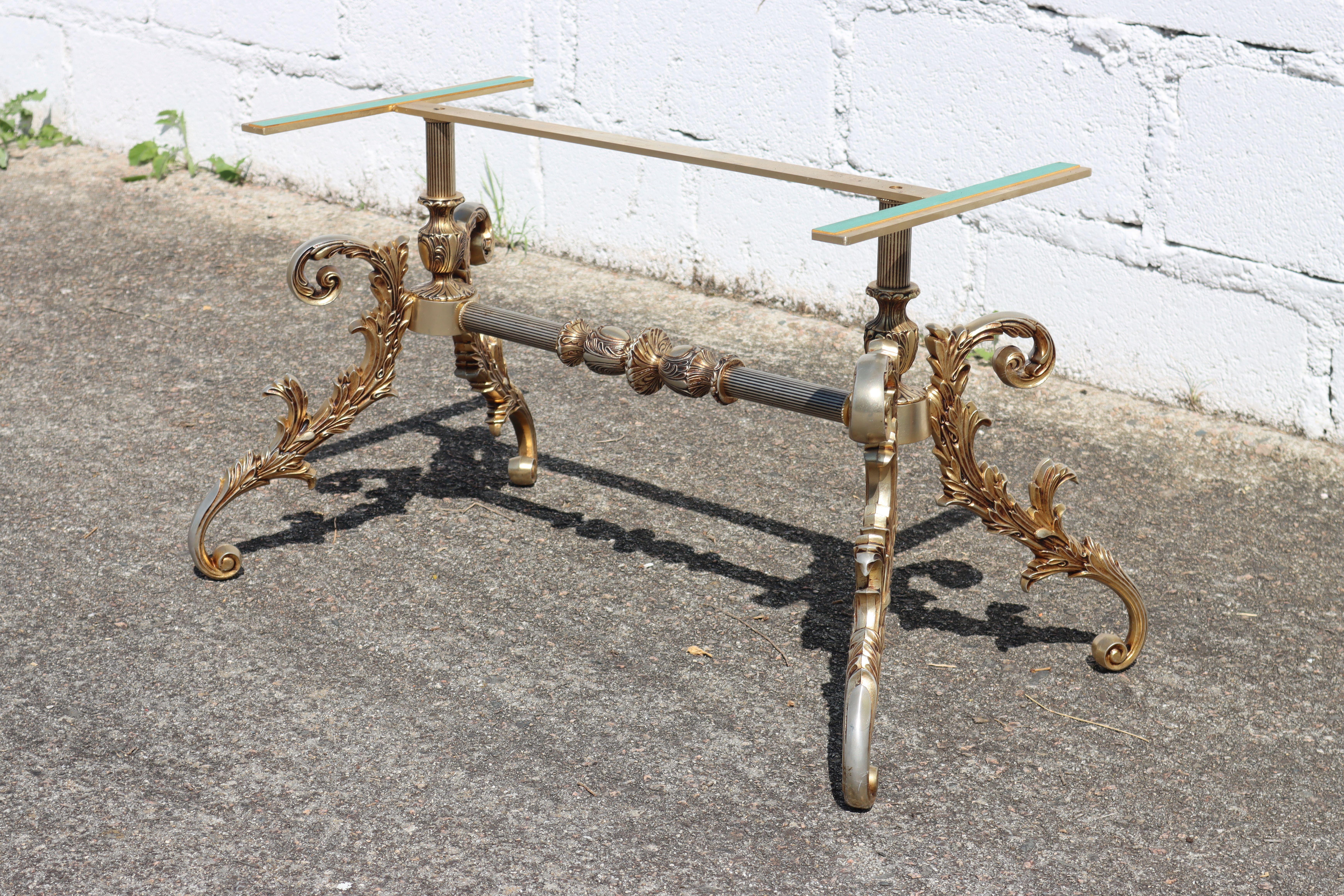 Vintage Onyx Marble & Brass Coffee Table-Cocktail Table-Lounge Table-70s 7