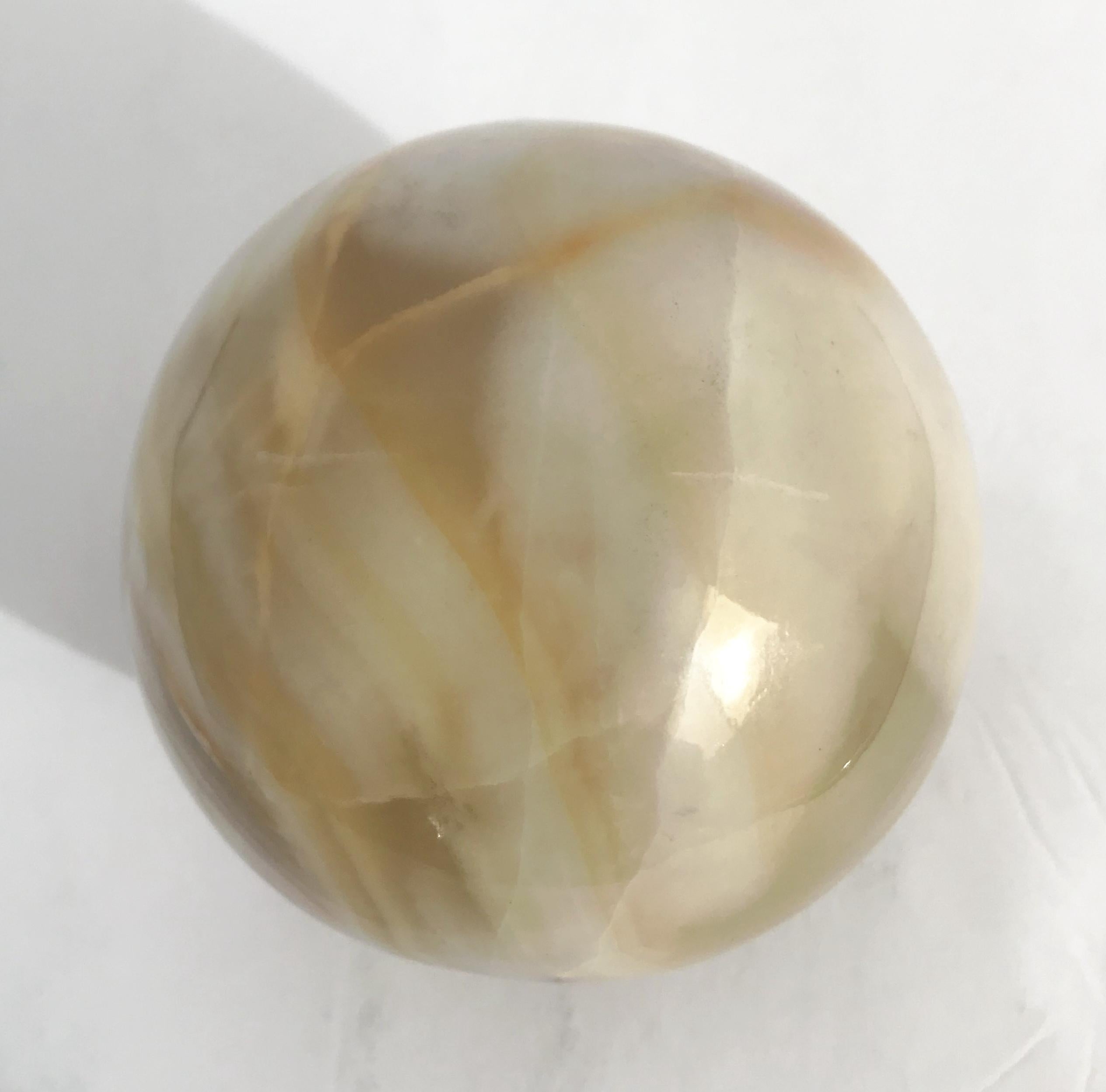 Vintage Onyx Paperweight In Good Condition For Sale In Los Angeles, CA