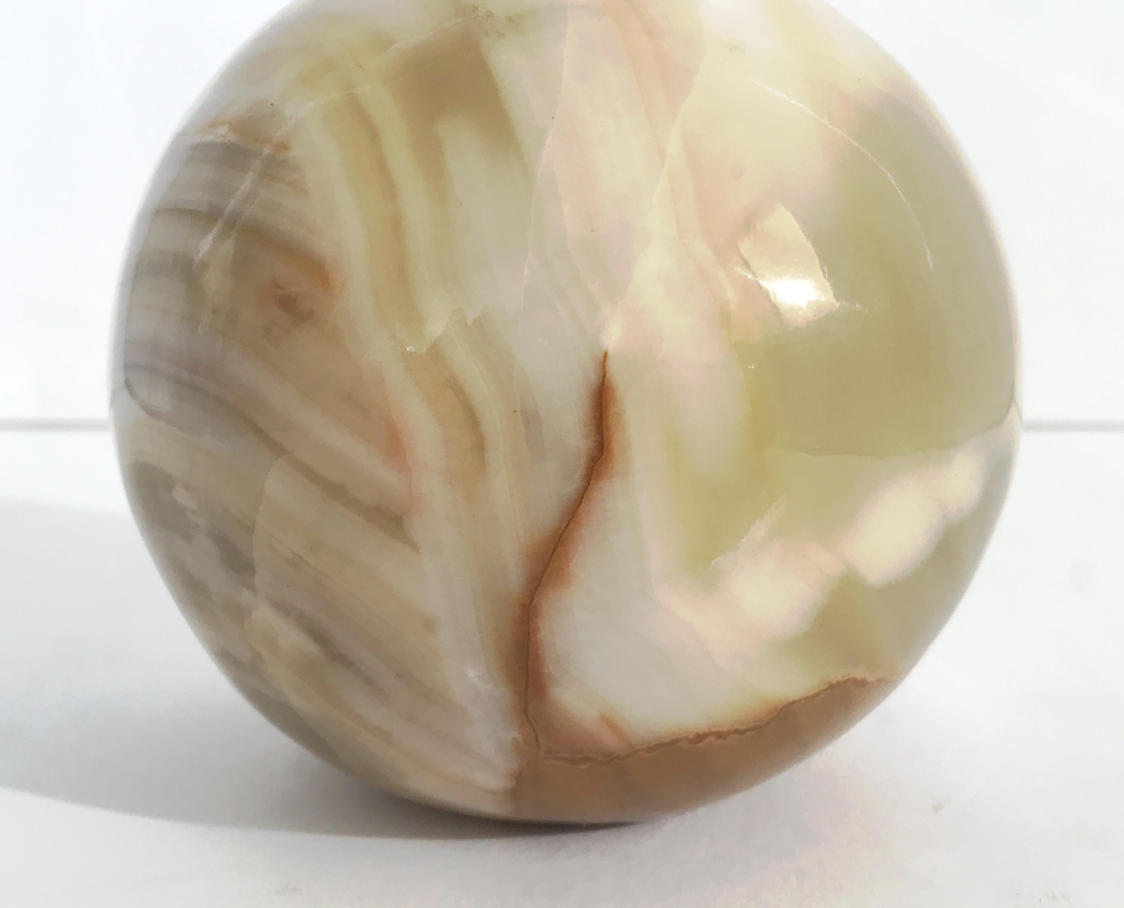 20th Century Vintage Onyx Paperweight For Sale