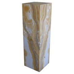 Vintage Onyx Pedestal Stehleuchte