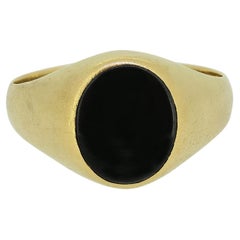 Used Onyx Signet Ring