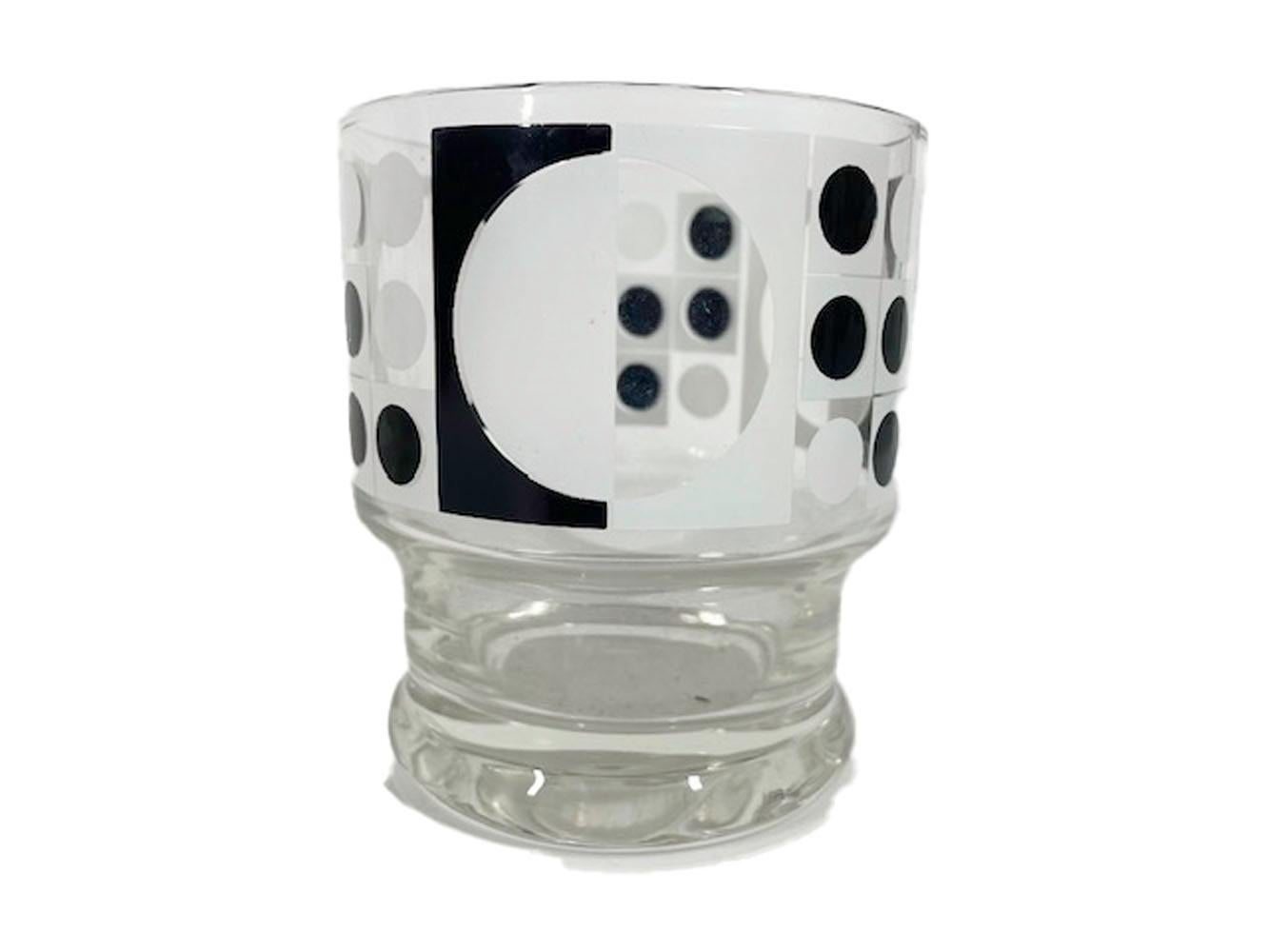 Juego de Cóctel Vintage Op-Art de la Línea Bartrix de Cera en un Patrón Panton en venta 4