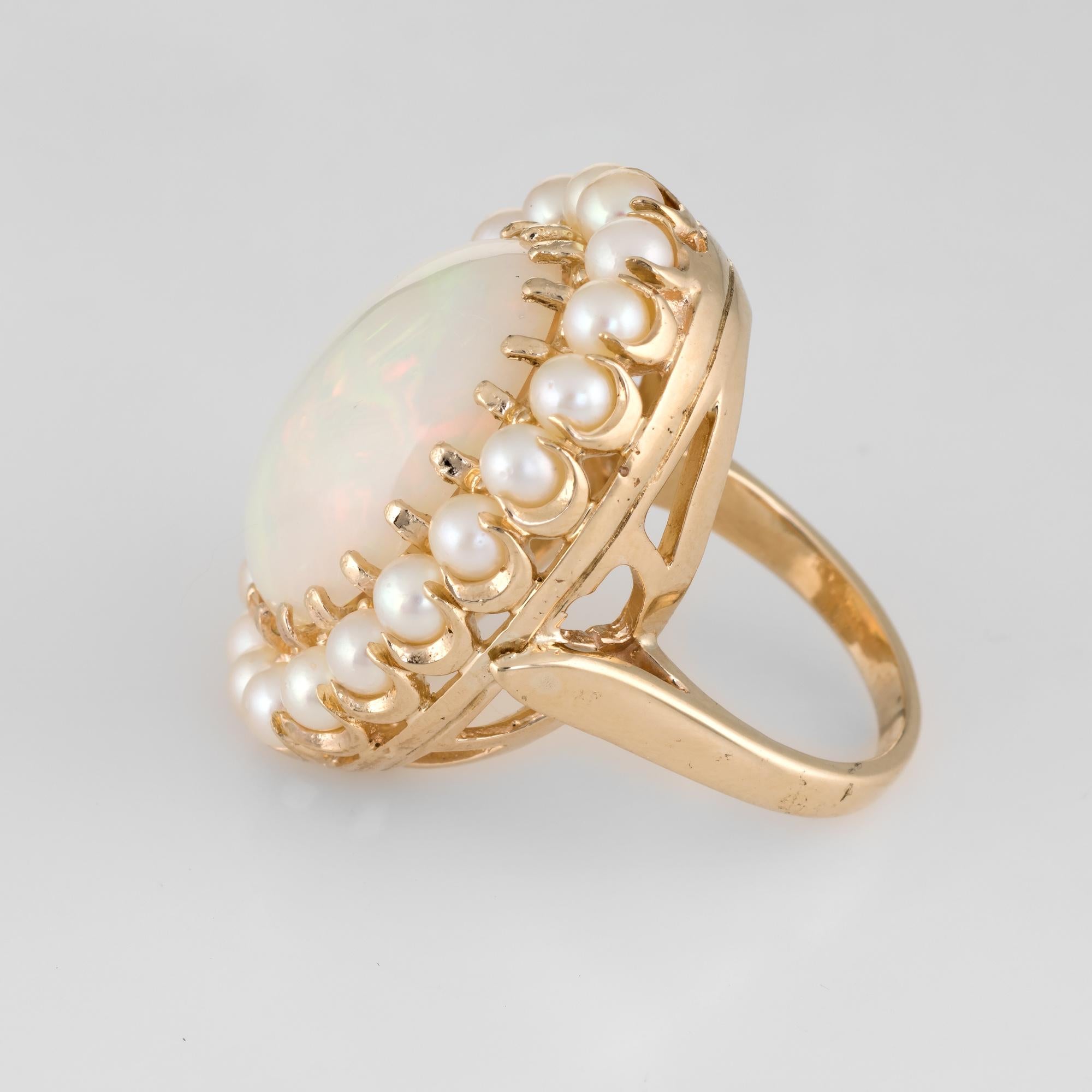 large pearl ring