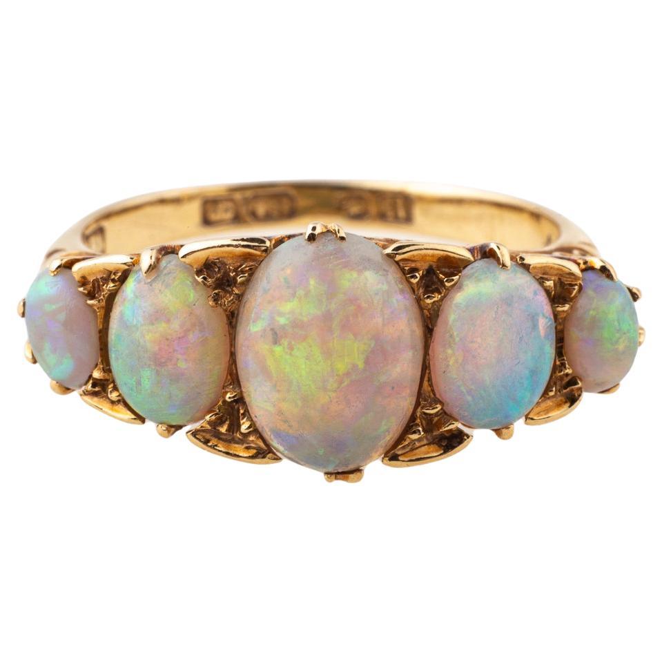 Vintage Opal Five Stone Ring