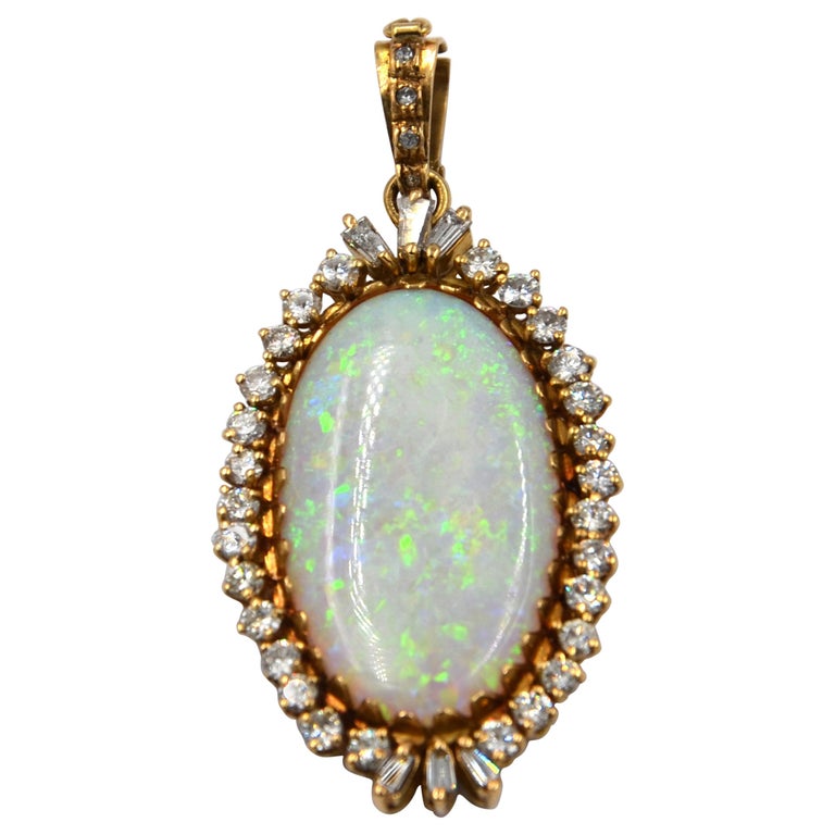 Vintage opal pendant Clearance