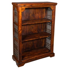 Used Open Bookcase, Asian, Shelving Unit, Regency Colonial Revival, C.1980
