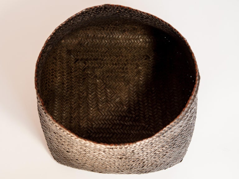 Vintage Open Mouthed Kitchen Basket Arunachal Pradesh, India, Mid20th