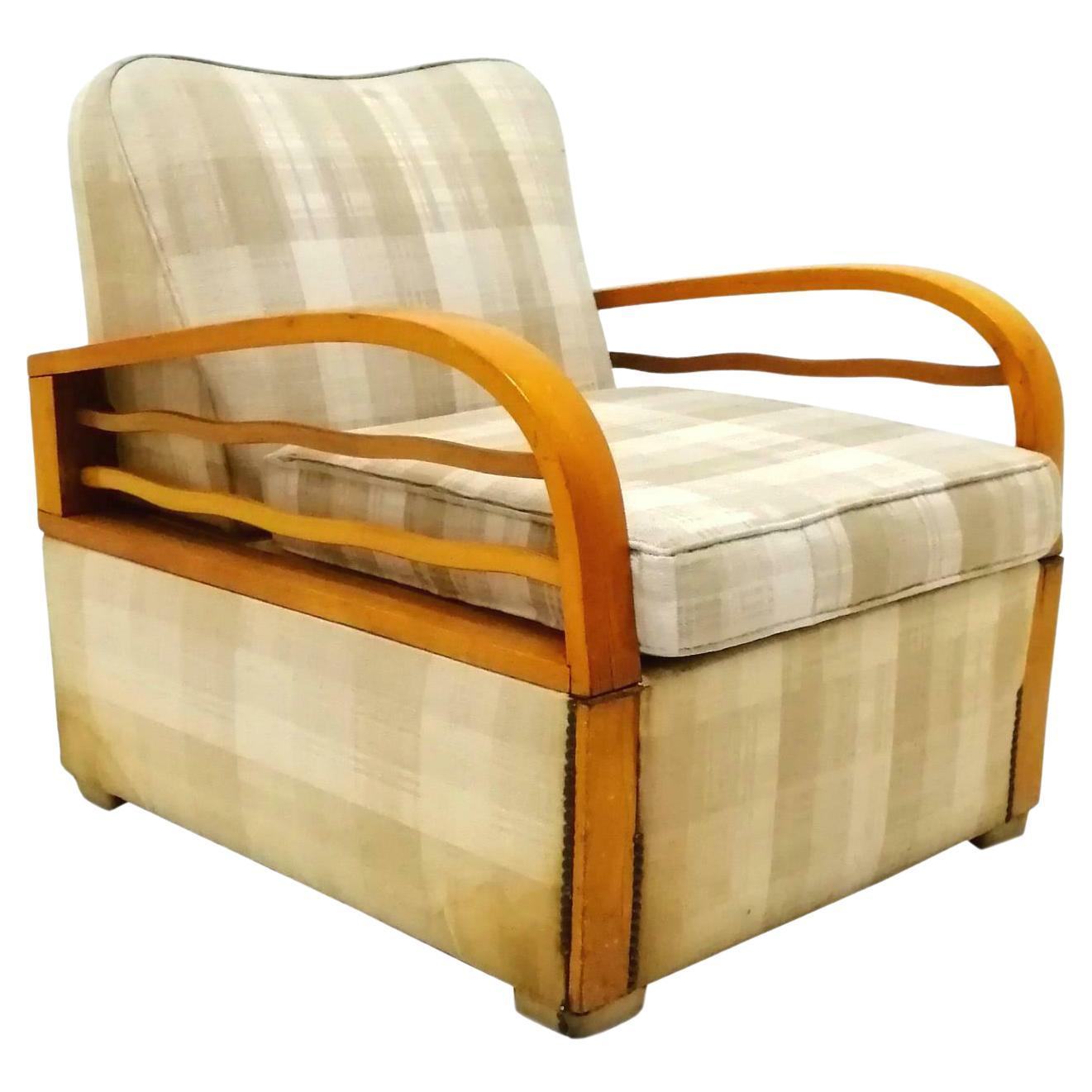 Retro Sofa Bed or Daybed by Wilhelm Knoll, Vintage 1950s at 1stDibs