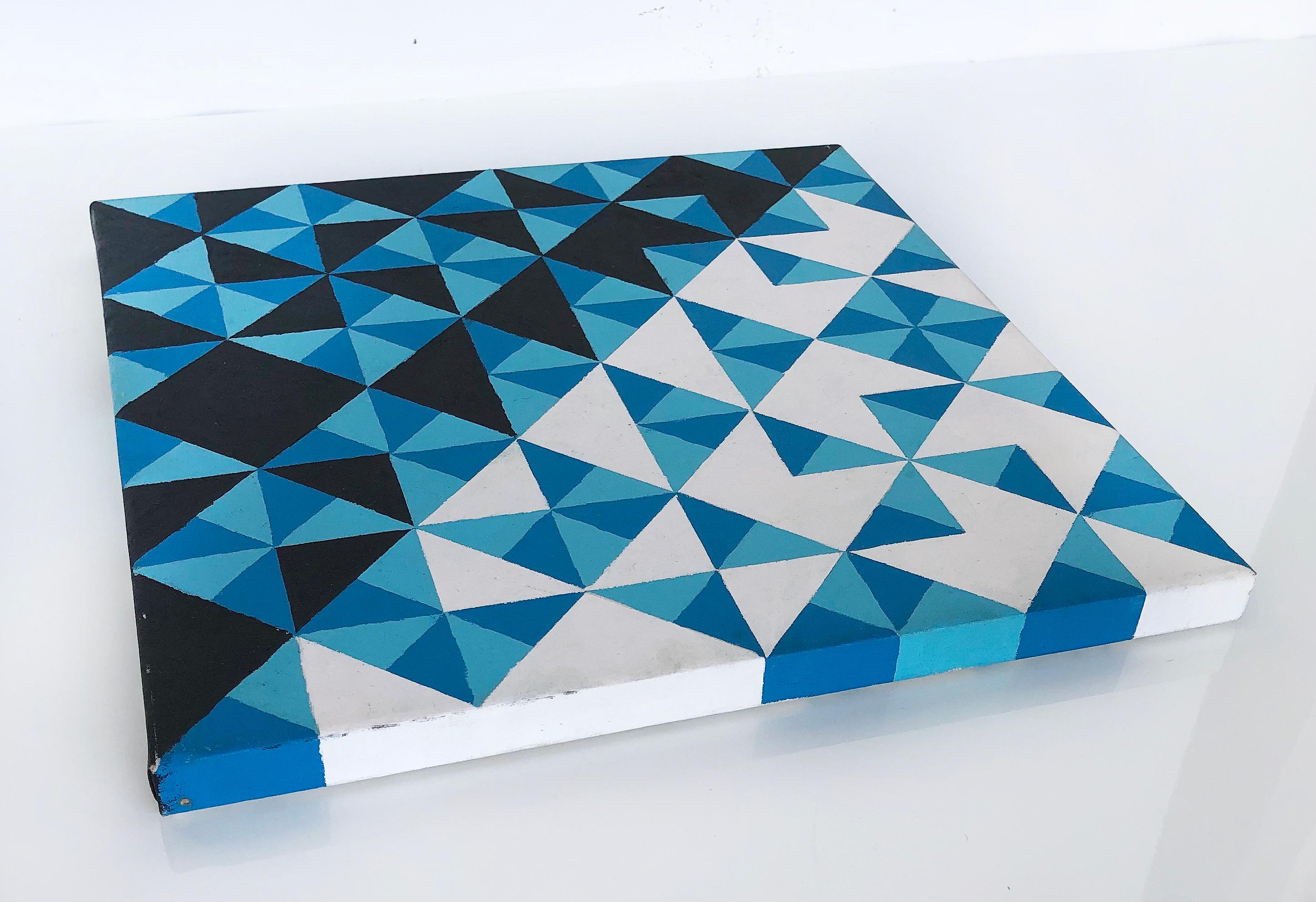 Vintage Optical Op Art Abstracto Geométrico pintura acrílica sobre lienzo

Se ofrece a la venta una pintura acrílica abstracta de arte óptico con motivos geométricos sobre lienzo. El cuadro está sobre bastidor, pero no enmarcado. No tiene signo.