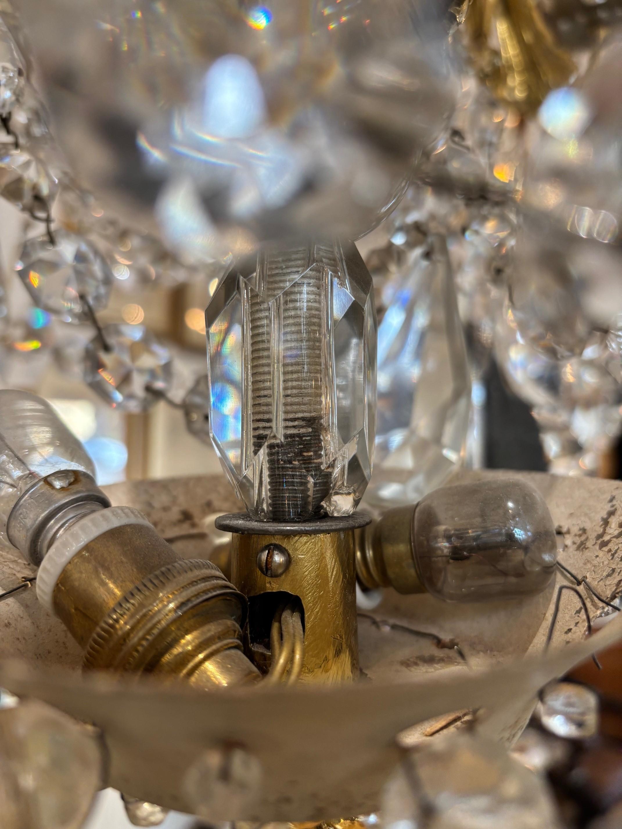 Lampadario vintage opulento e unico di Bagues in vendita 3