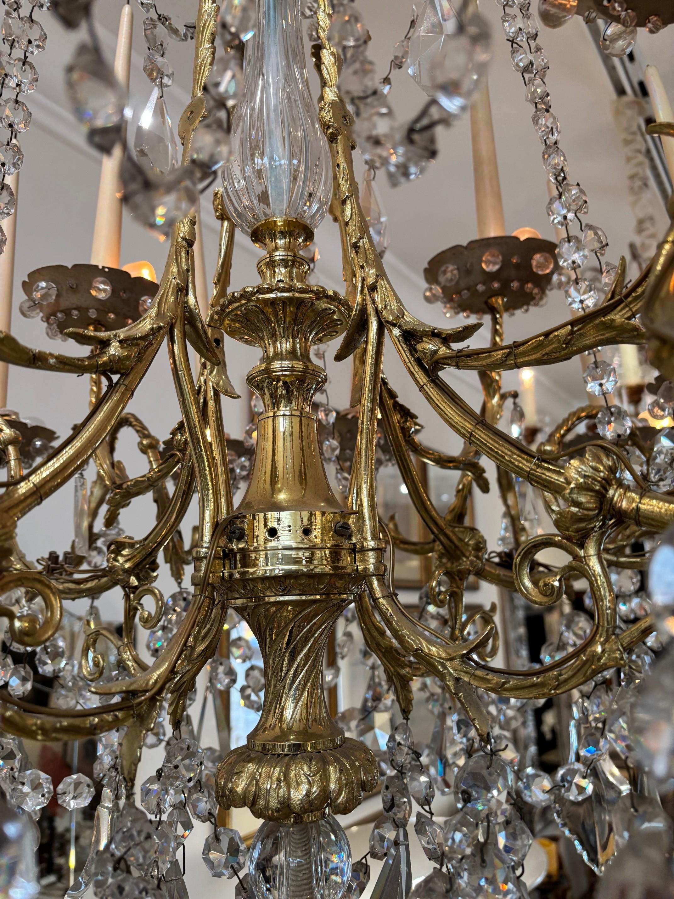 Lampadario vintage opulento e unico di Bagues in vendita 6