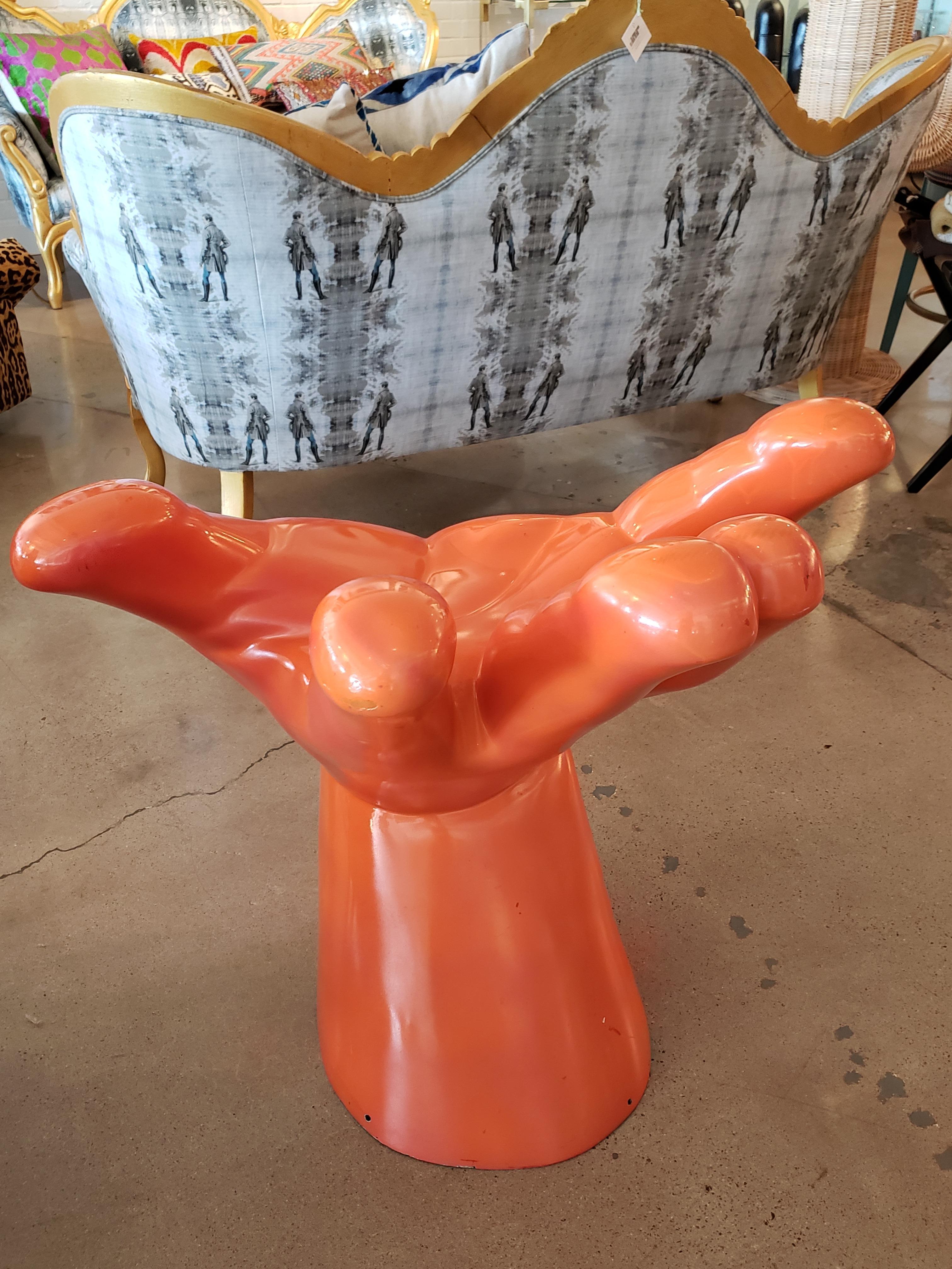 American Vintage Orange Hand Chair