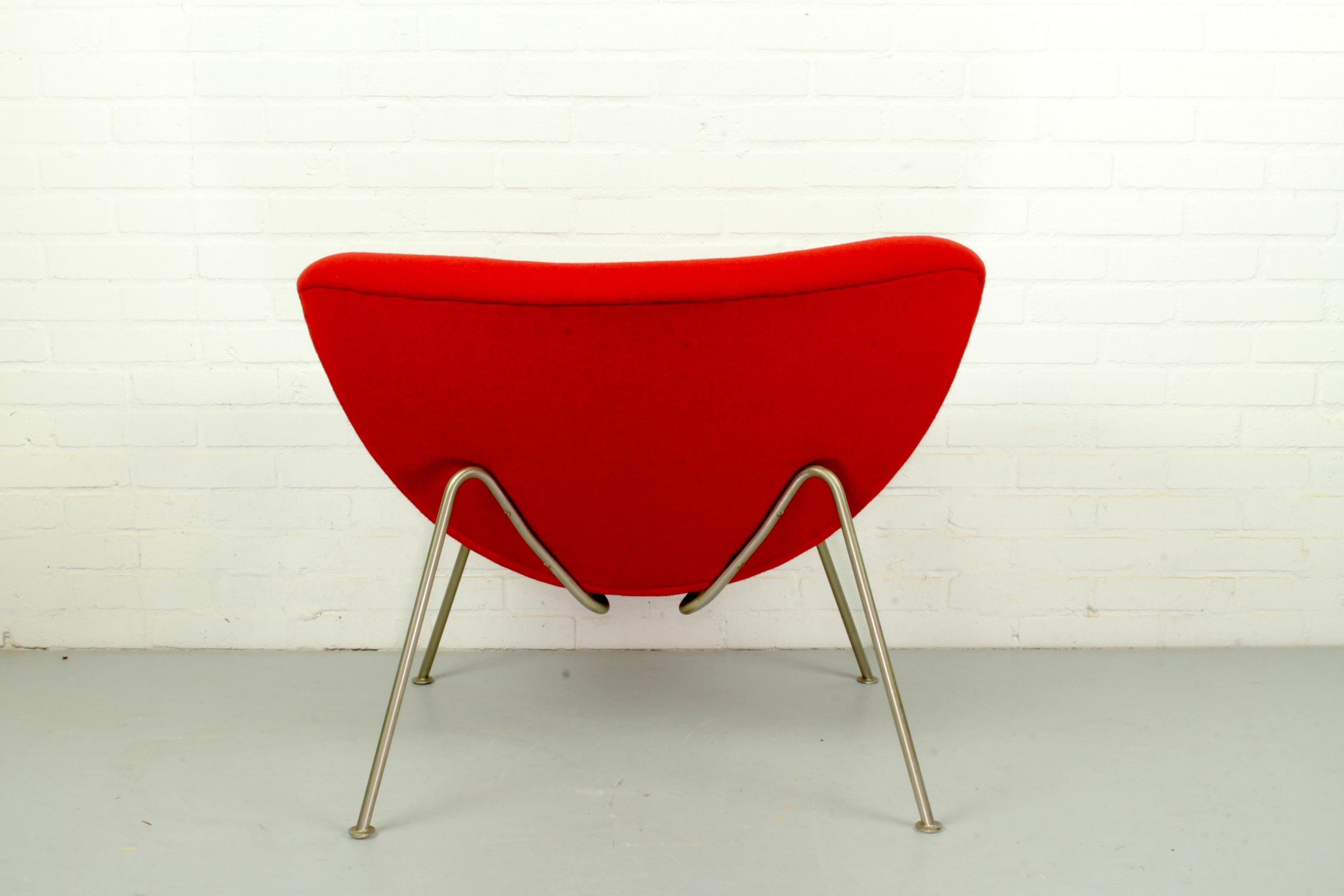 Vintage Orange Slice Fauteuil Lounge Chair by Pierre Paulin for Artifort 3