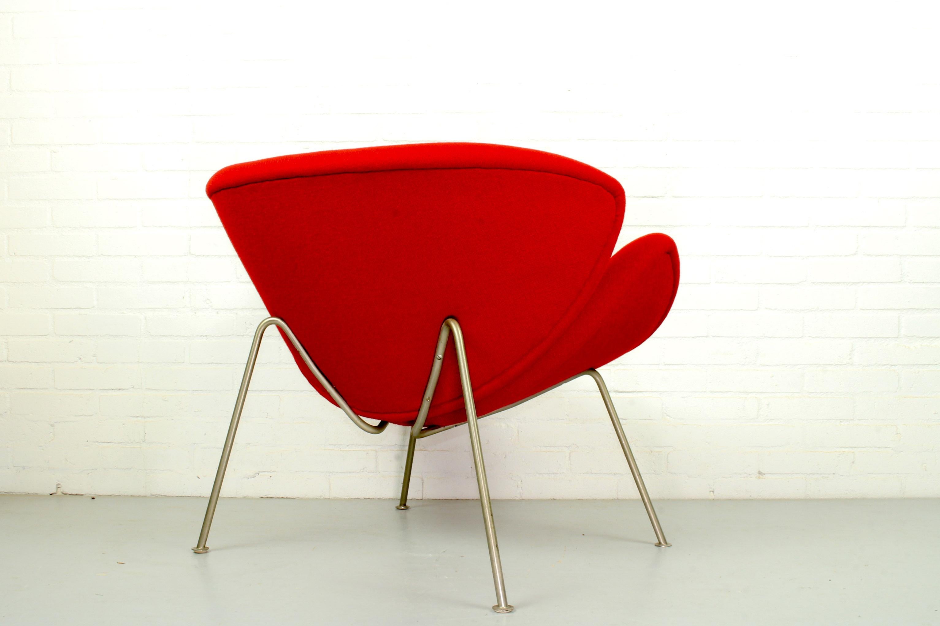 Vintage Orange Slice Fauteuil Lounge Chair by Pierre Paulin for Artifort 1