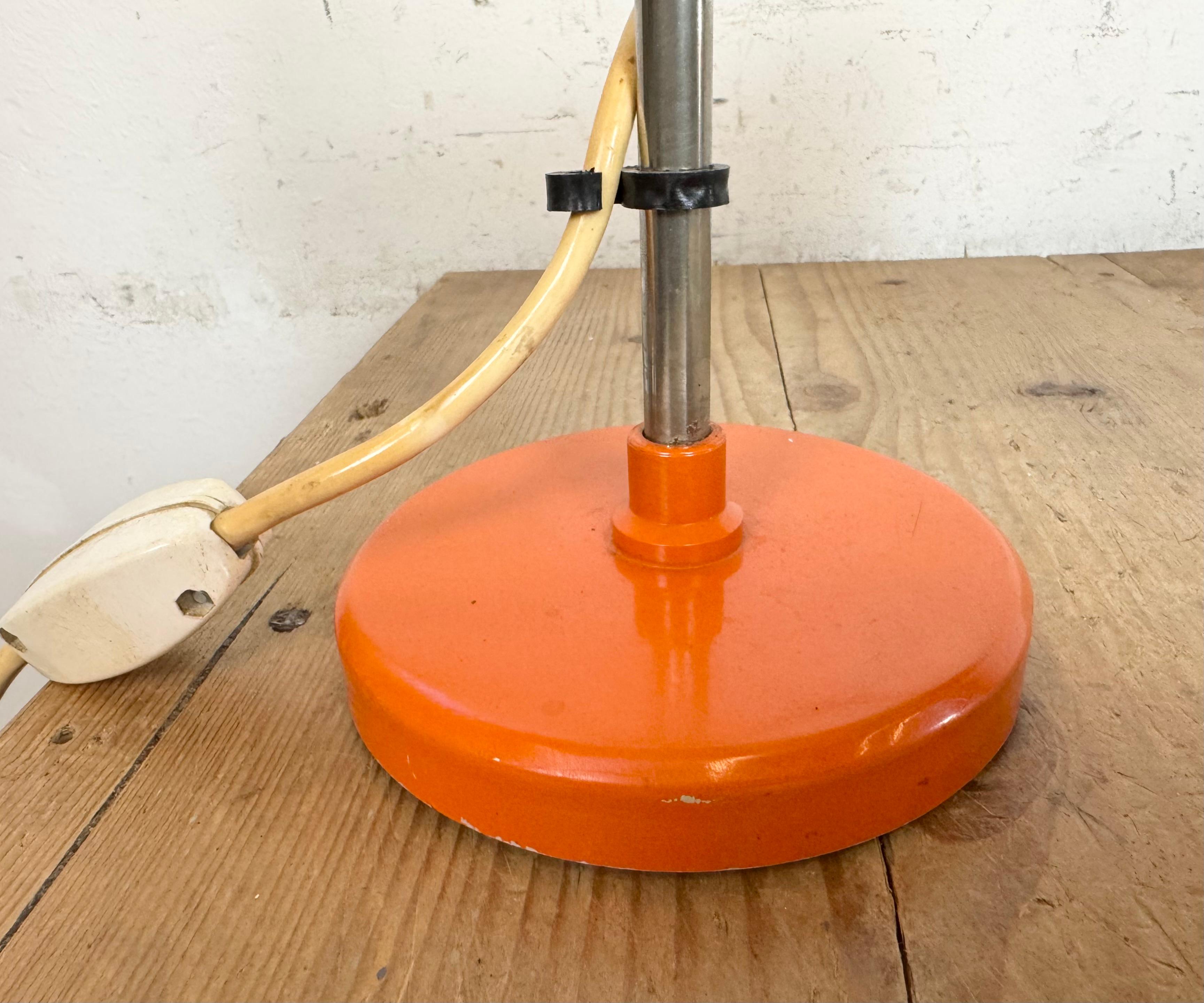 Lampe à poser vintage orange, 1970 en vente 3