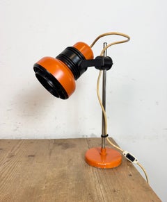 Vintage Orange Table Lamp , 1970s