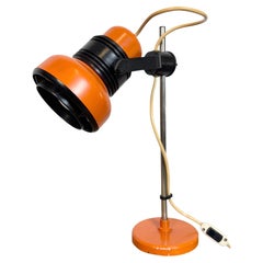 Vintage Orange Table Lamp , 1970s