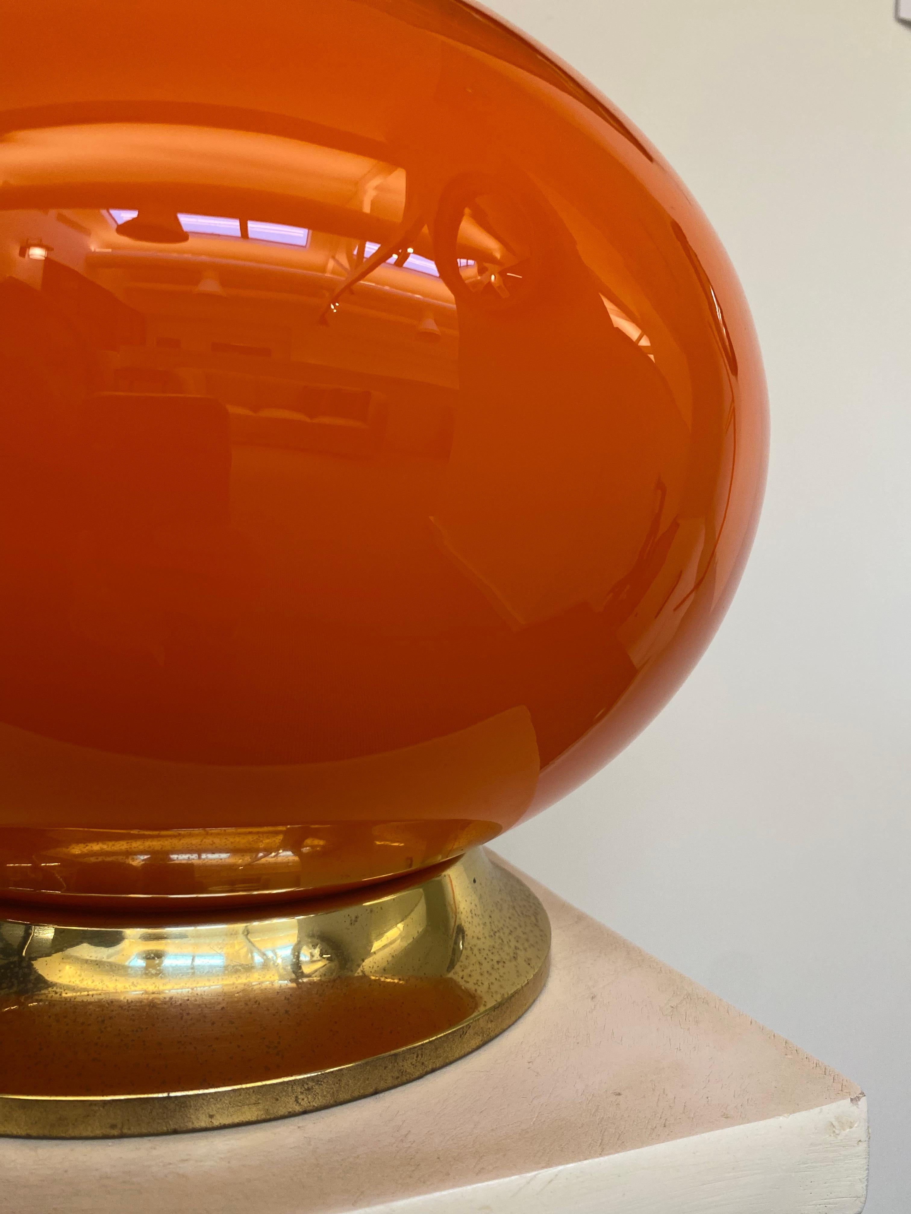 Vintage Orange Tischlampe im Zustand „Relativ gut“ im Angebot in Matosinhos, 13
