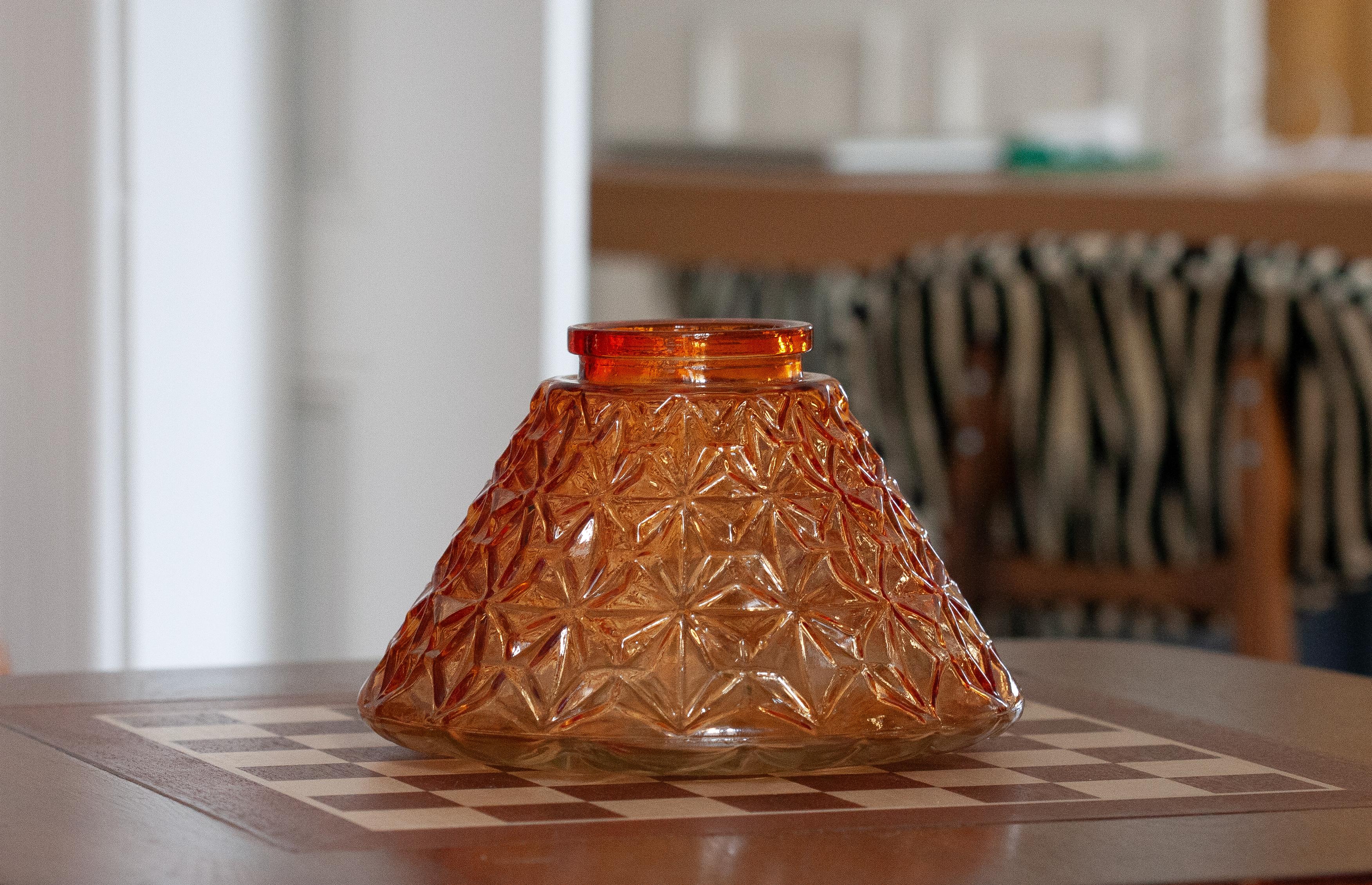 Vintage Orange Vase, 20th Century, Europe, 1960s In Good Condition For Sale In 05-080 Hornowek, PL