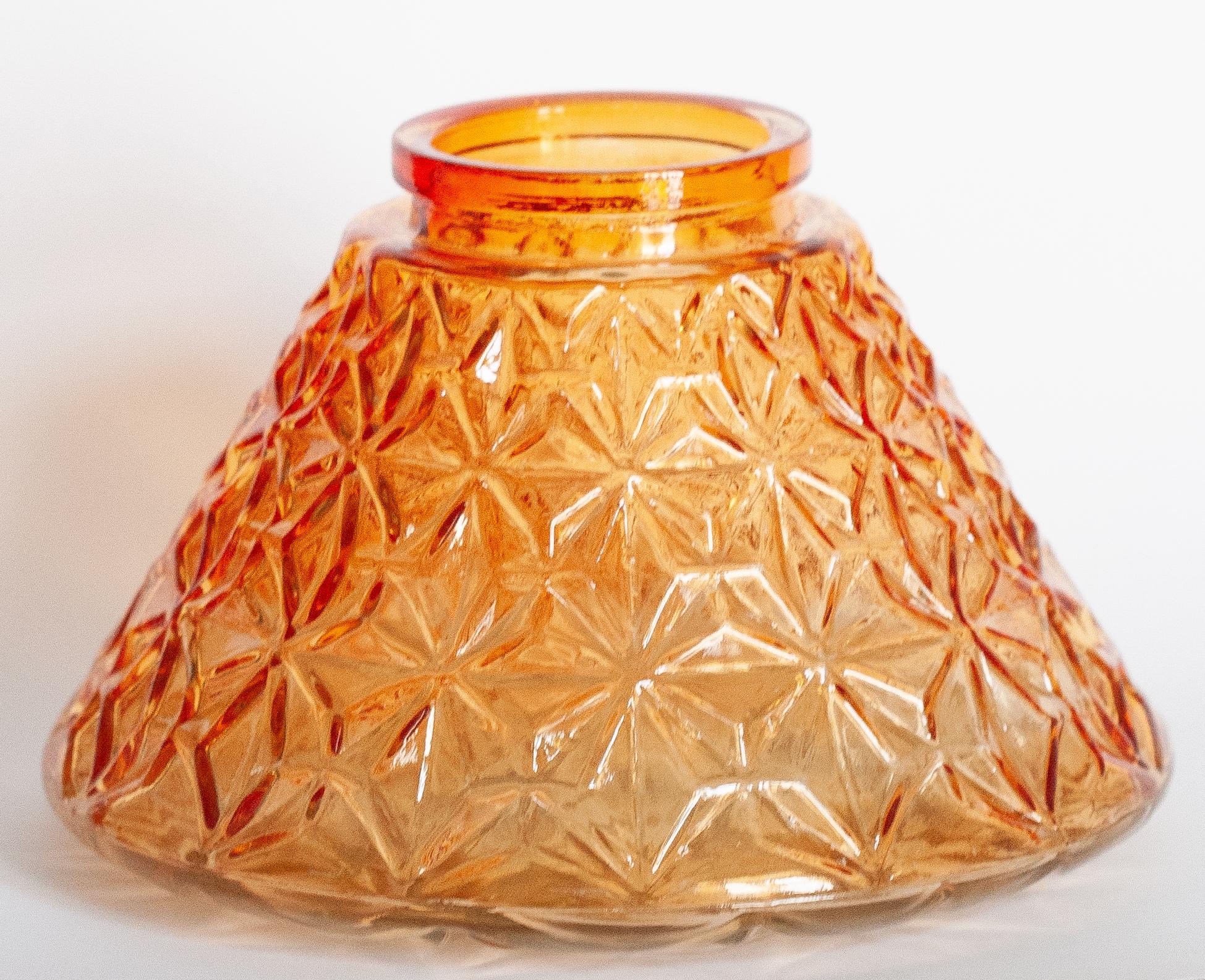 Vintage Orange Vase, 20th Century, Europe, 1960s For Sale 3