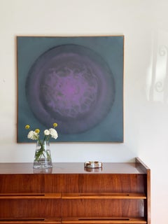 Vintage Orb Oil Painting by Donald K Ryan