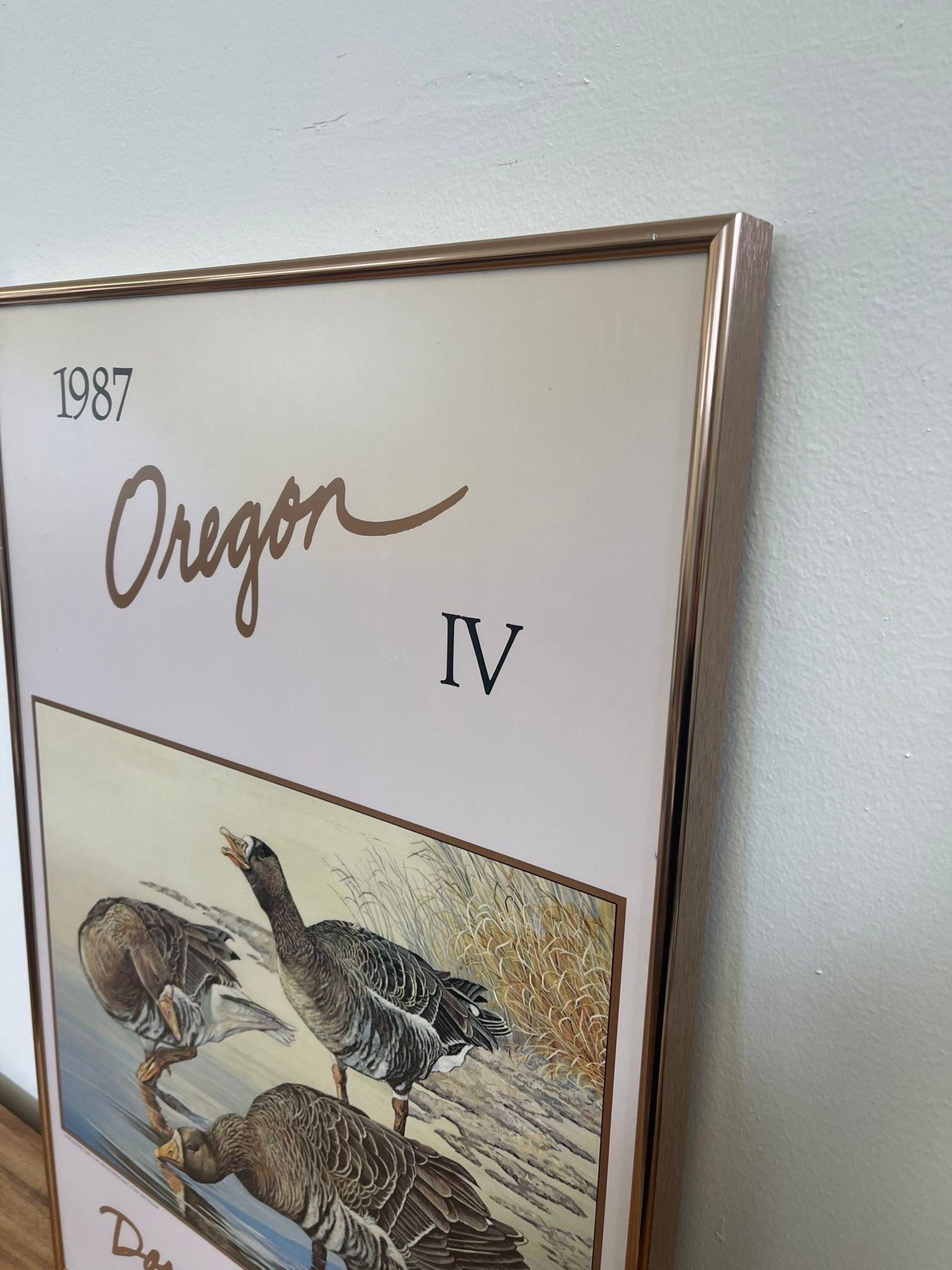 Vintage Oregon Waterfowl Print by Dorathy Smith. For Sale 1