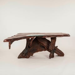 Vintage Organic Live Edge Rosewood Desk