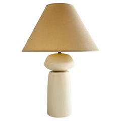 Lampe de table vintage en céramique organique moderne, USA, c1980s