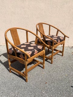 Vintage Organic Modern Chairs by Ficks Reed