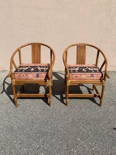 Vintage Organic Modern Chairs by Ficks Reed