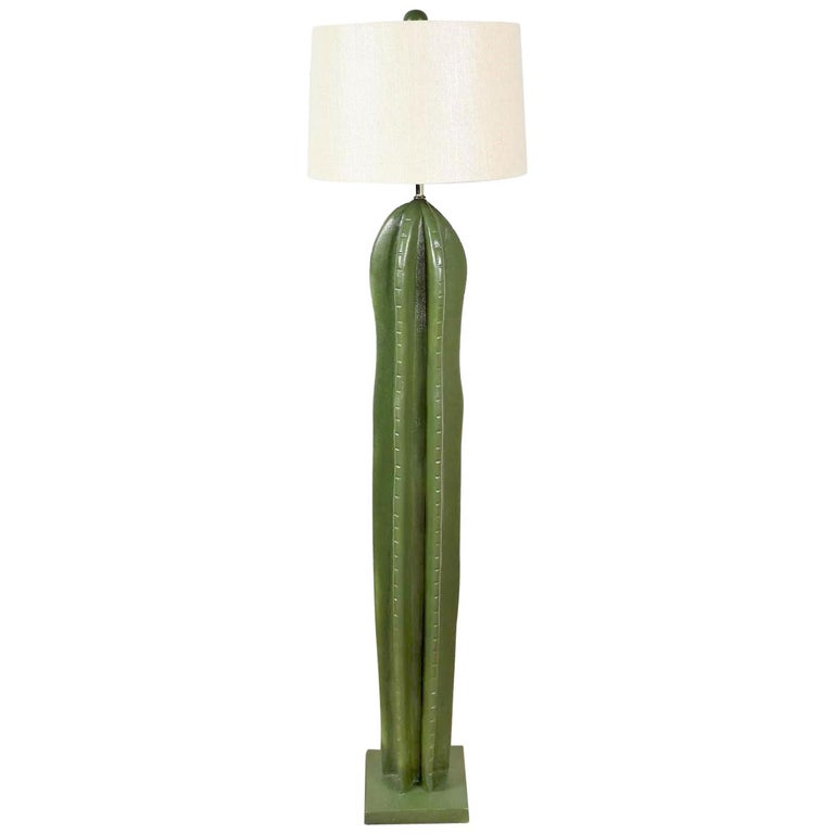 Vintage Organic Modern Plaster Faux Cactus Floor Lamp by Alsy at 1stDibs | cactus  lamp, vintage cactus floor lamp, alsy cactus lamp
