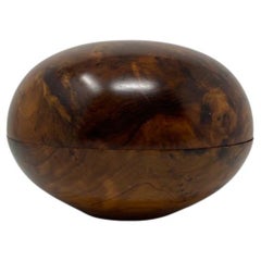 Vintage Organic Modern Rare Thuya Wood Trinket Box
