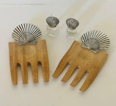 Vintage Organic Modern Tenedor de Ensalada con Pimenteros Dalt con Conchas Sra