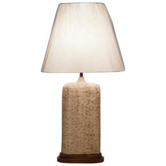 Vintage Organic Modern Studio Ceramic Table Lamp