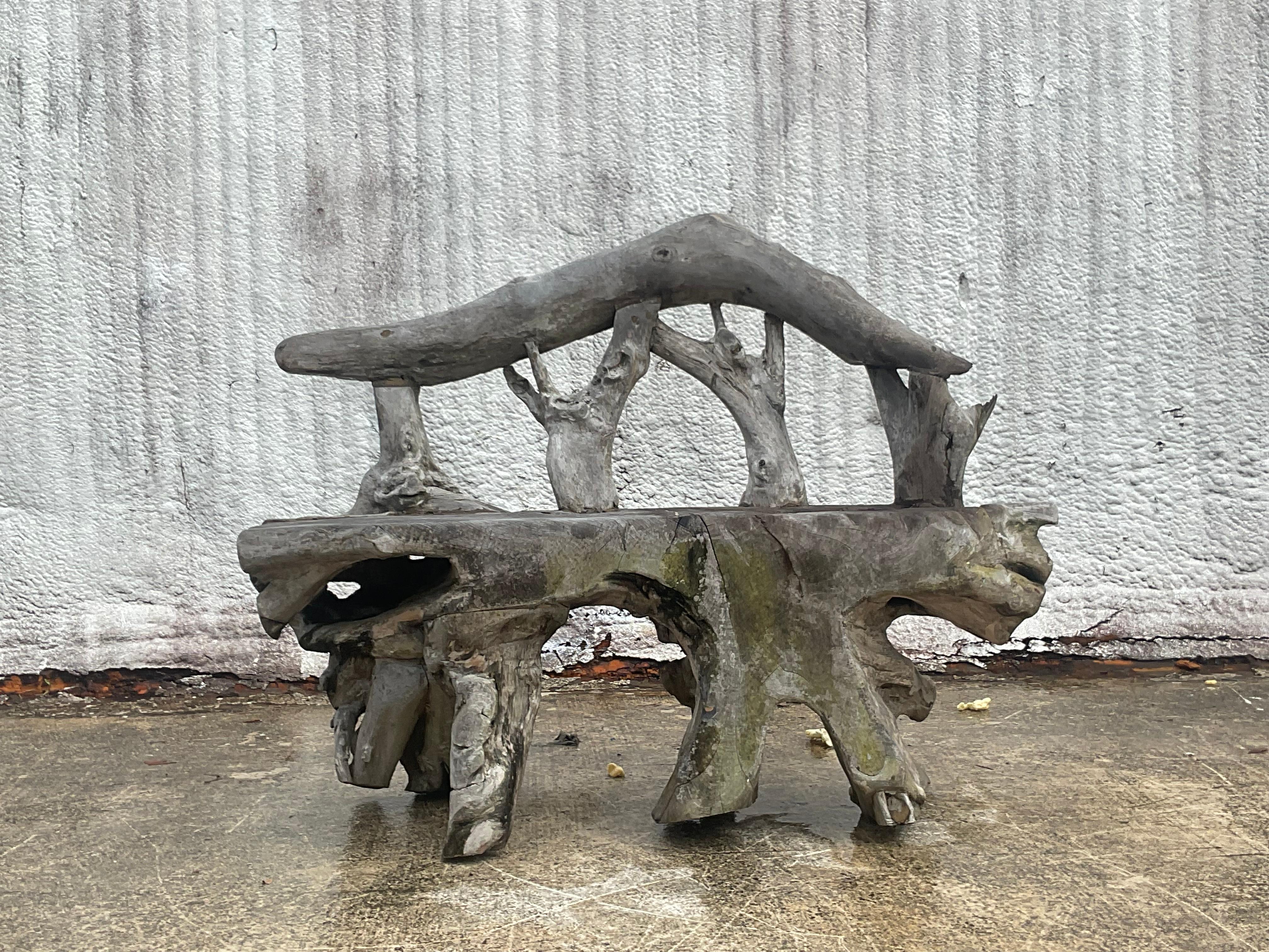 Bois Banc Vintage Organic Modern Wood Slab and Branch en vente