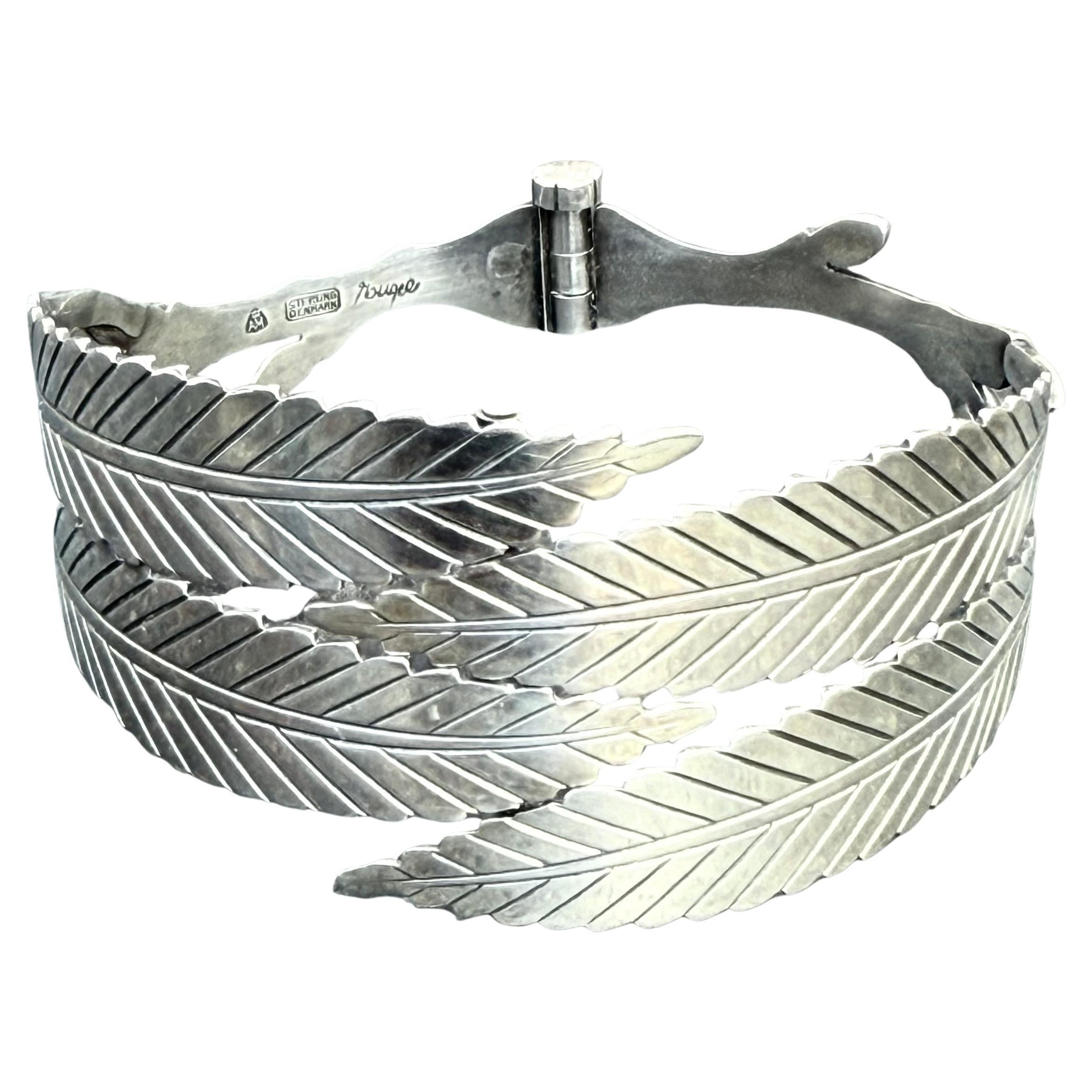 Vintage Organic Motif Bracelet Gertrud Engel for Anton Michelsen Sterling Silver