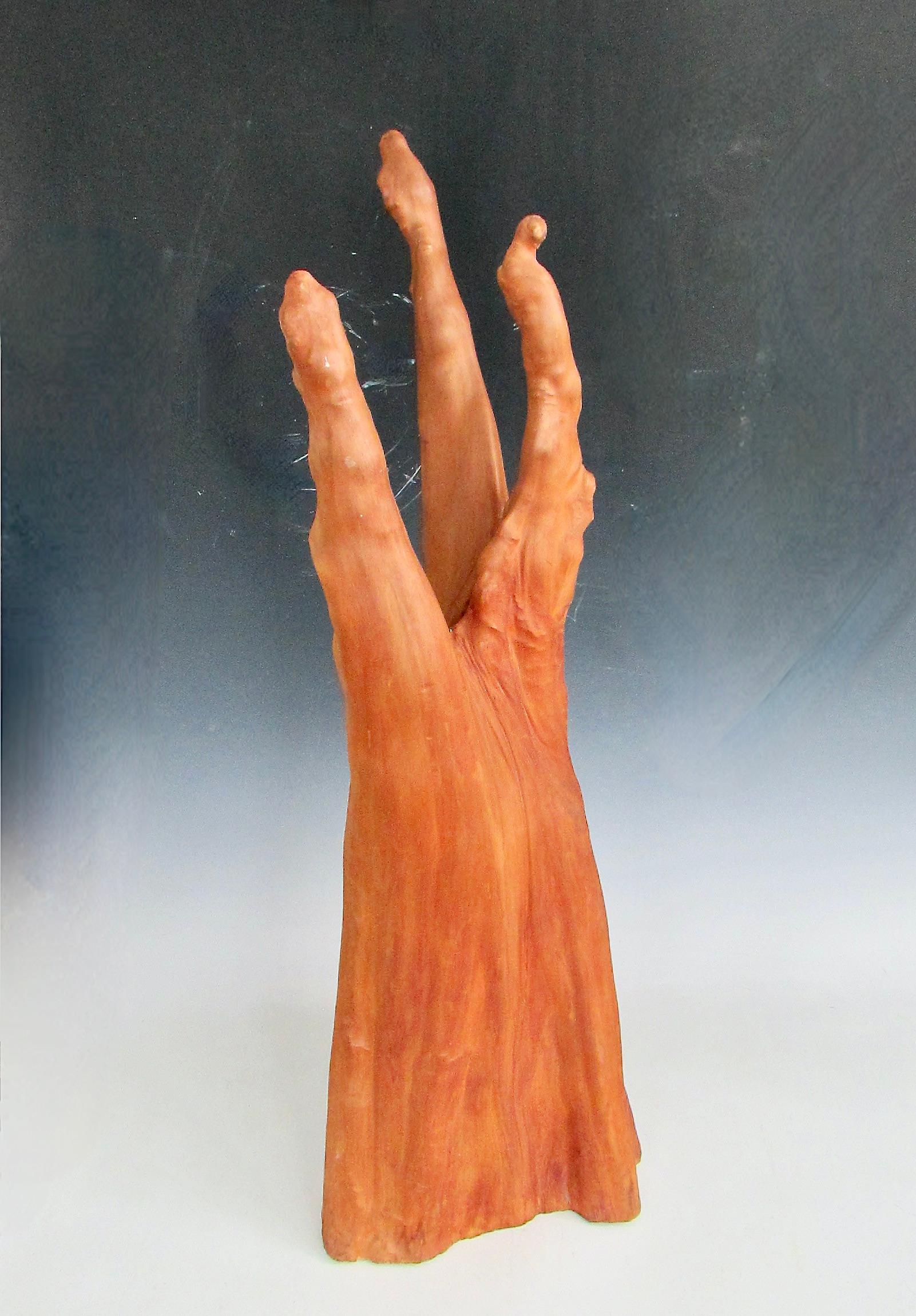 Vintage Organic Natural Form Cypress Knuckle Sculpture In Good Condition For Sale In Ferndale, MI