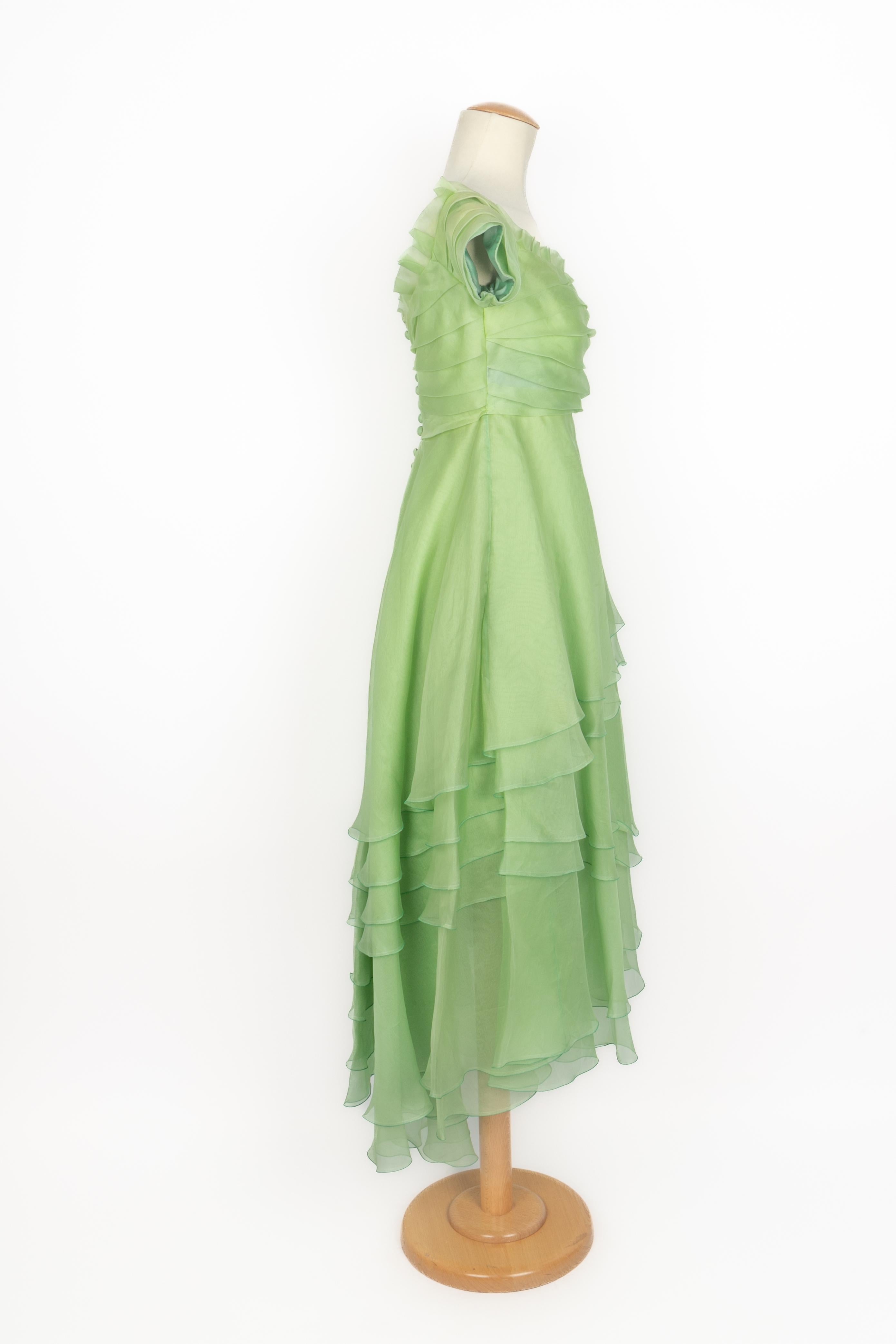 Robe vintage en organza Pour femmes en vente