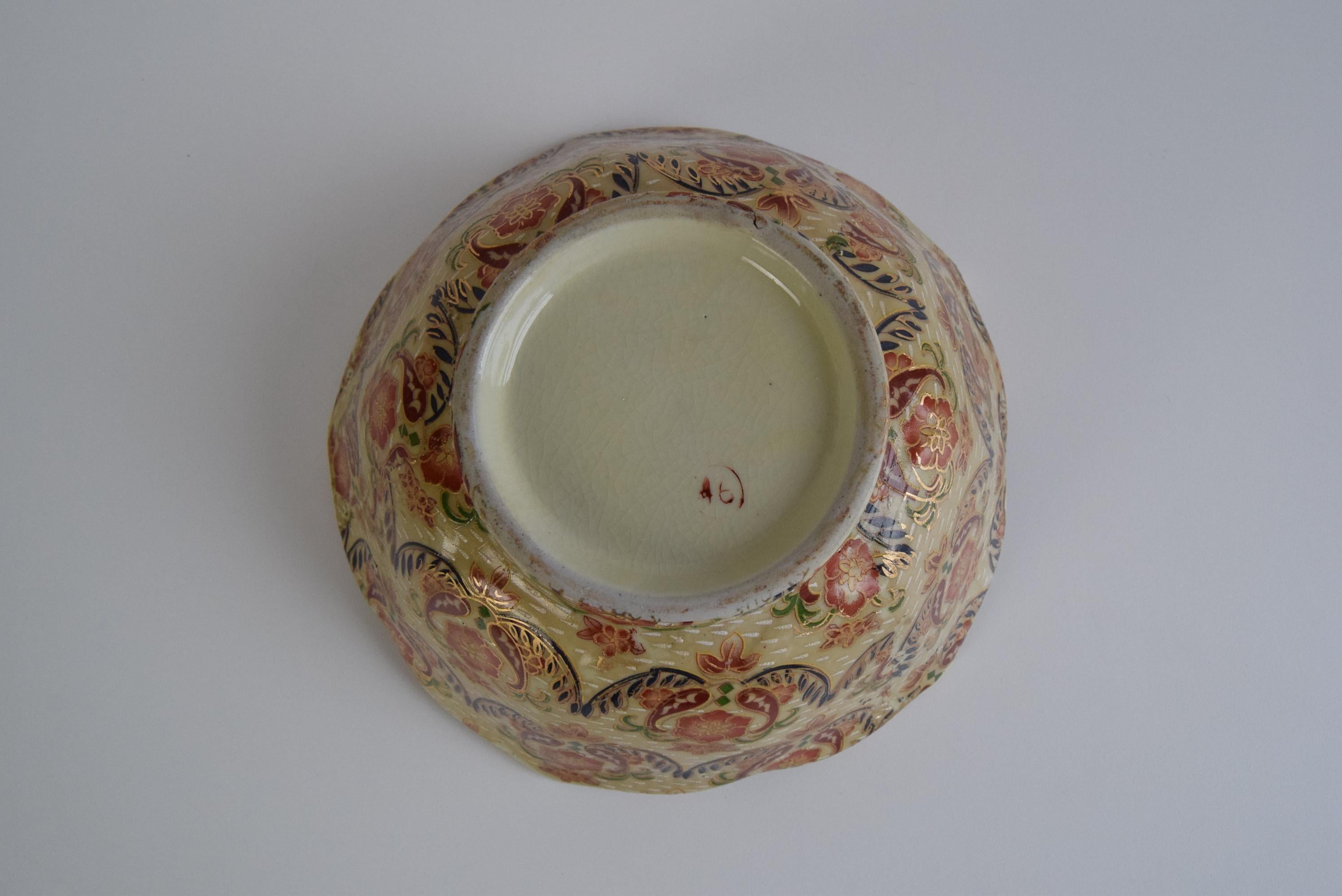 Vintage Orient-Keramikschale, China, um 1950. im Angebot 2