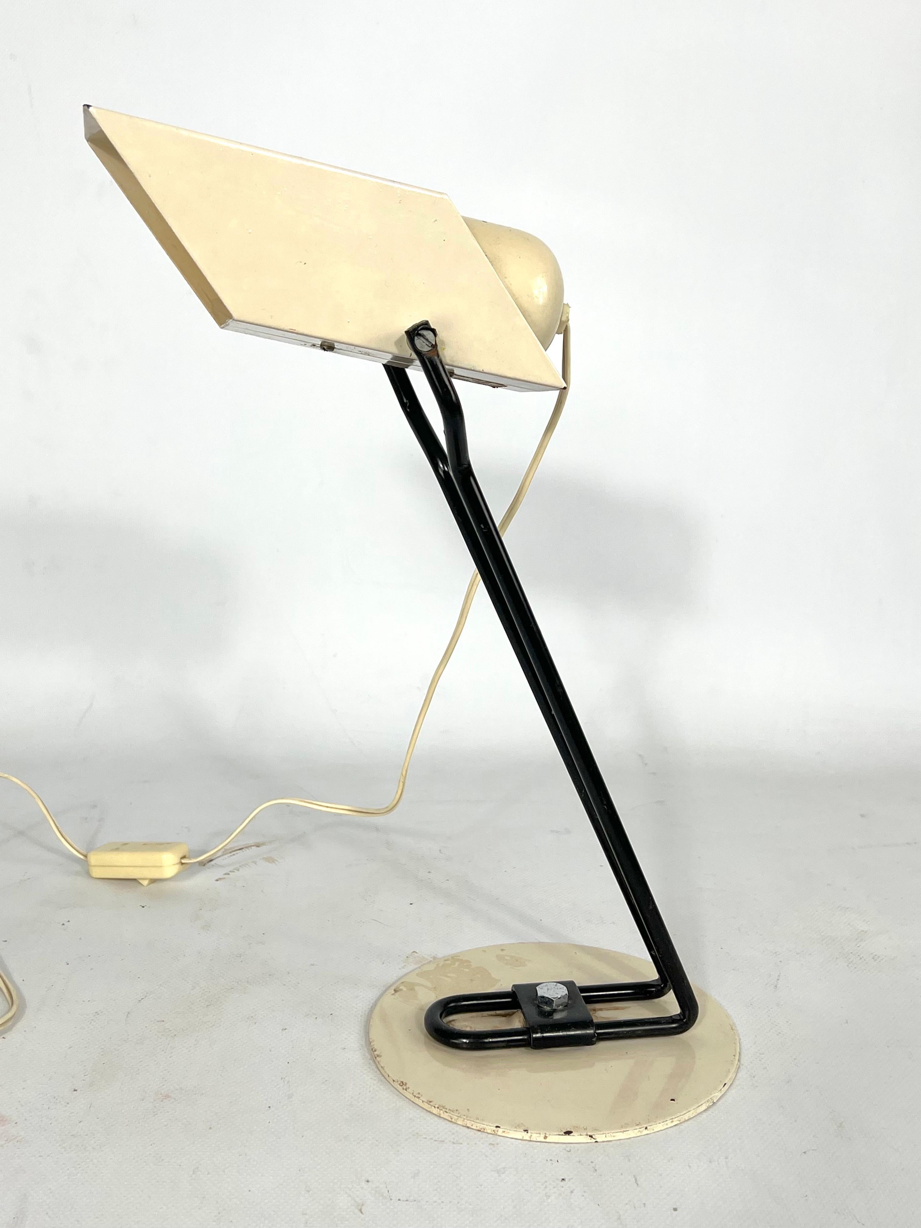 Metal Vintage orientable Italian table lamp from 70s