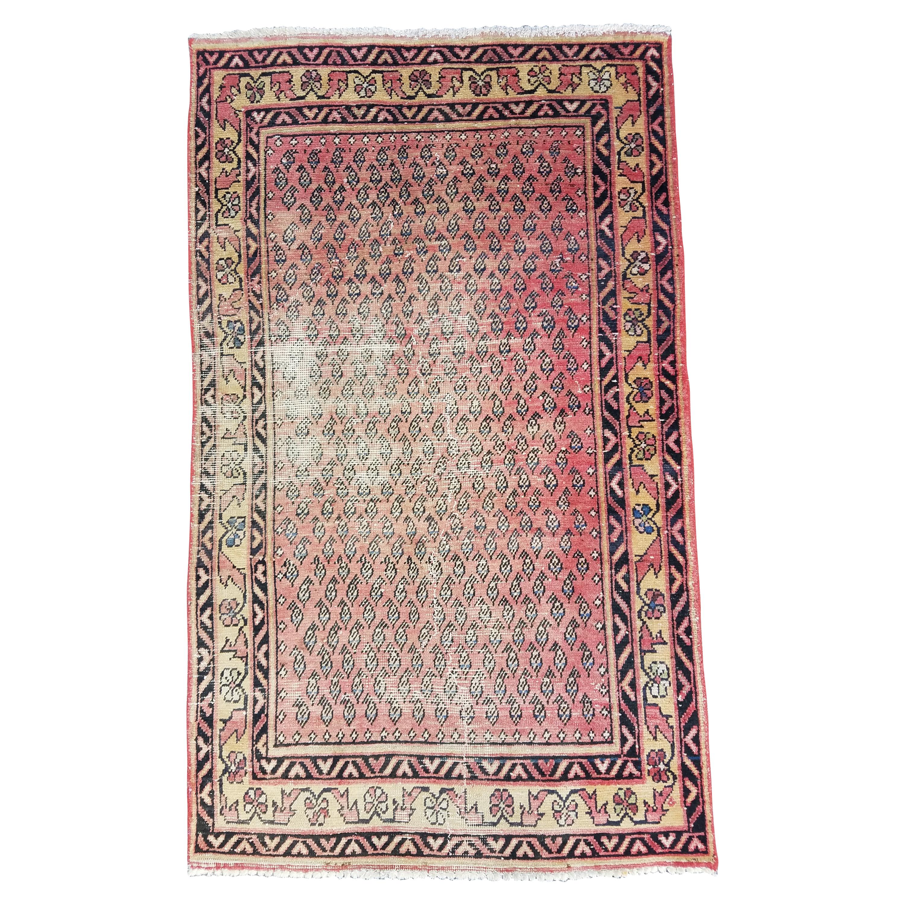 Vintage Oriental Area Rug, Pakistan Sar 11 For Sale