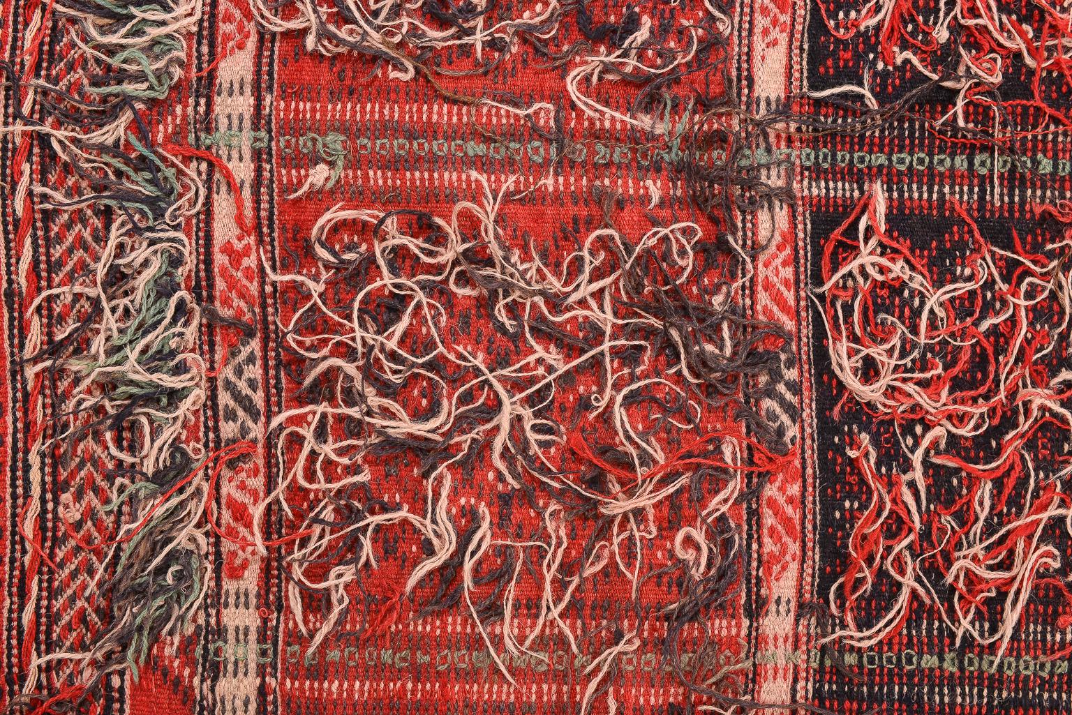 Orientalischer Cicim-Läufer aus weichem Tissue oder Flachwave, Vintage im Zustand „Gut“ im Angebot in Alessandria, Piemonte