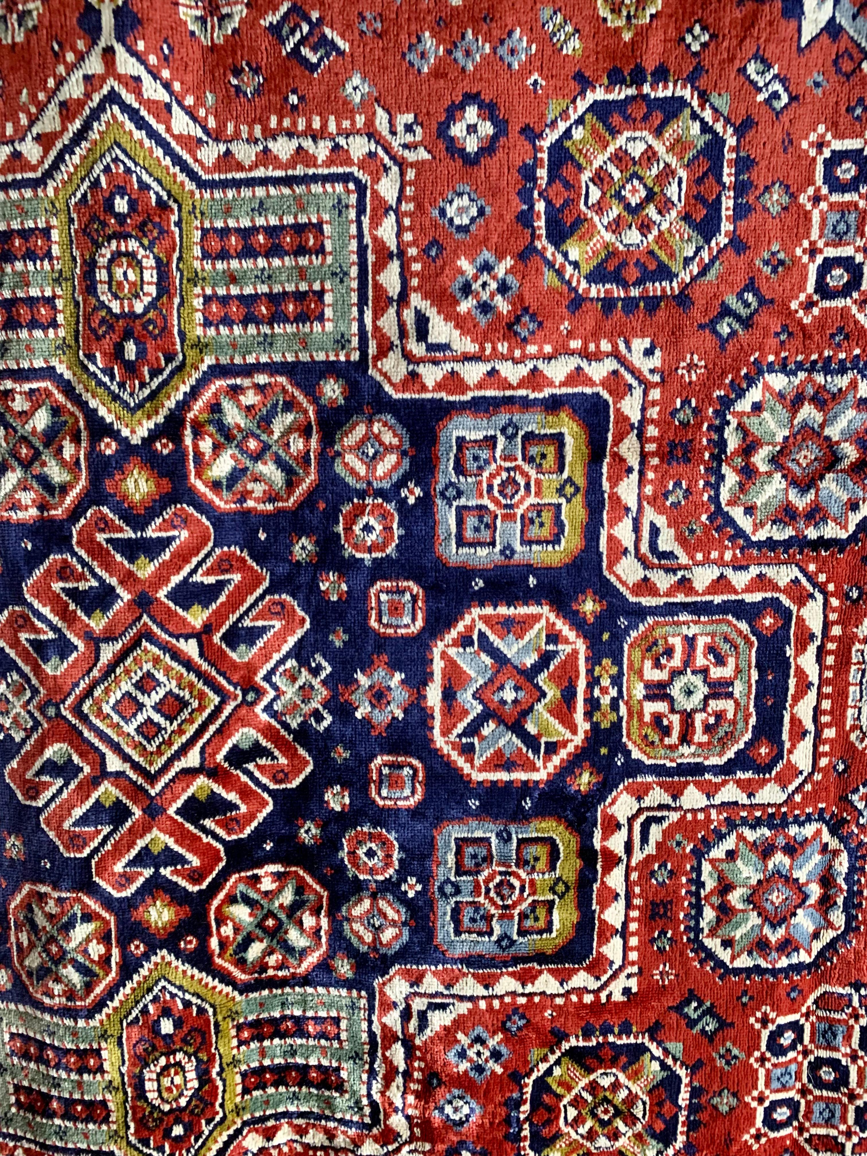 Vintage Oriental Duvet Cover or Carpet In Good Condition For Sale In Rīga, LV